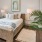 Bedroom with natural lighting and high ceilings